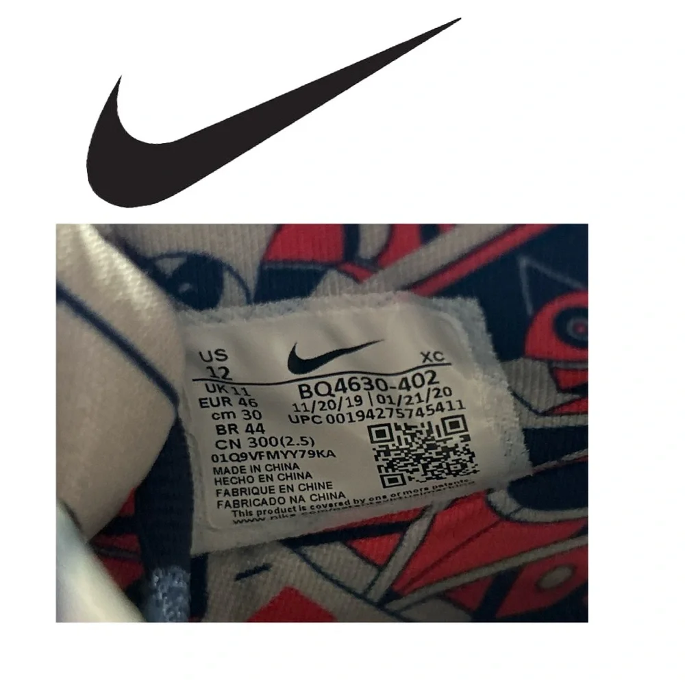 Nike Kyrie‎ 6 USA Men’s Basketball Sneakers BQ4630-402 - Size 12